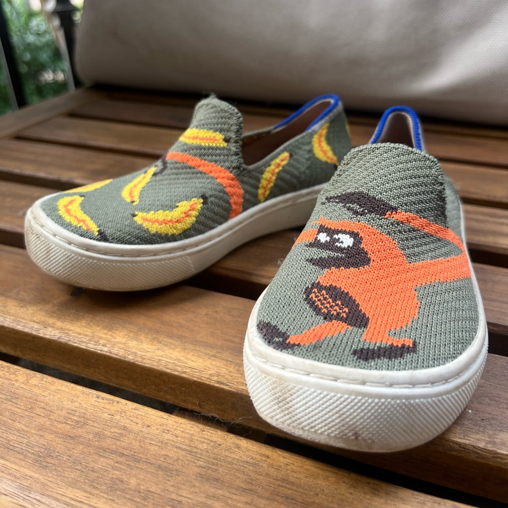 Rothy's Kids Sneakers Monkey and Bananas
